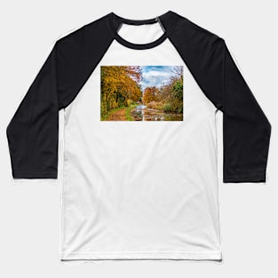 Autumn colours on the canal Baseball T-Shirt